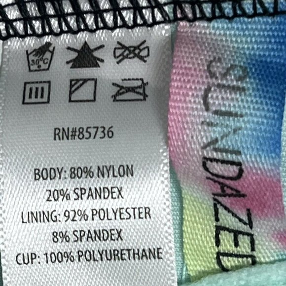 NWT 34C Bikini Top Small Bottoms Sundazed Nixie Bra Swimsuit Set Mermaid Ruffle - Picture 12 of 12